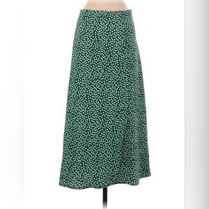 Green, midi skirt, size 6